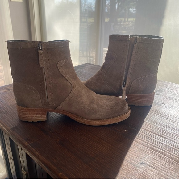 Tory Burch Brown Suede Ankle Boots - Picture 6 of 9